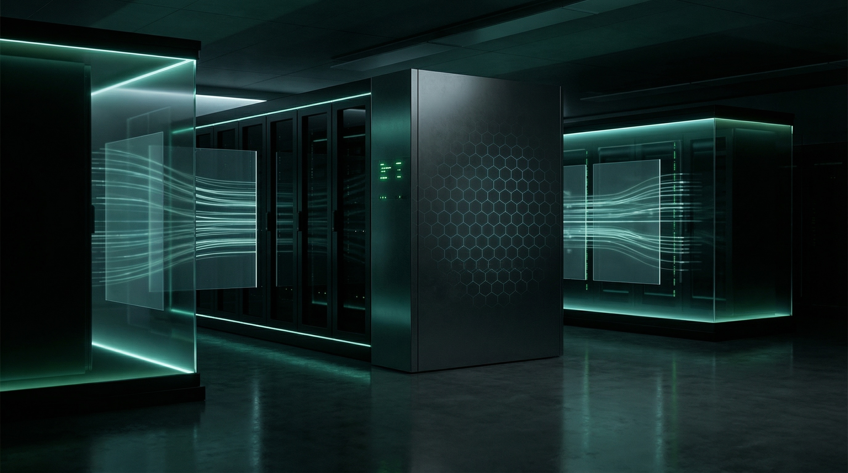 Secure data center servers representing Cotes Code providing high performance website hosting and maintenance for businesses in Grand Rapids, Ada, and surrounding West Michigan