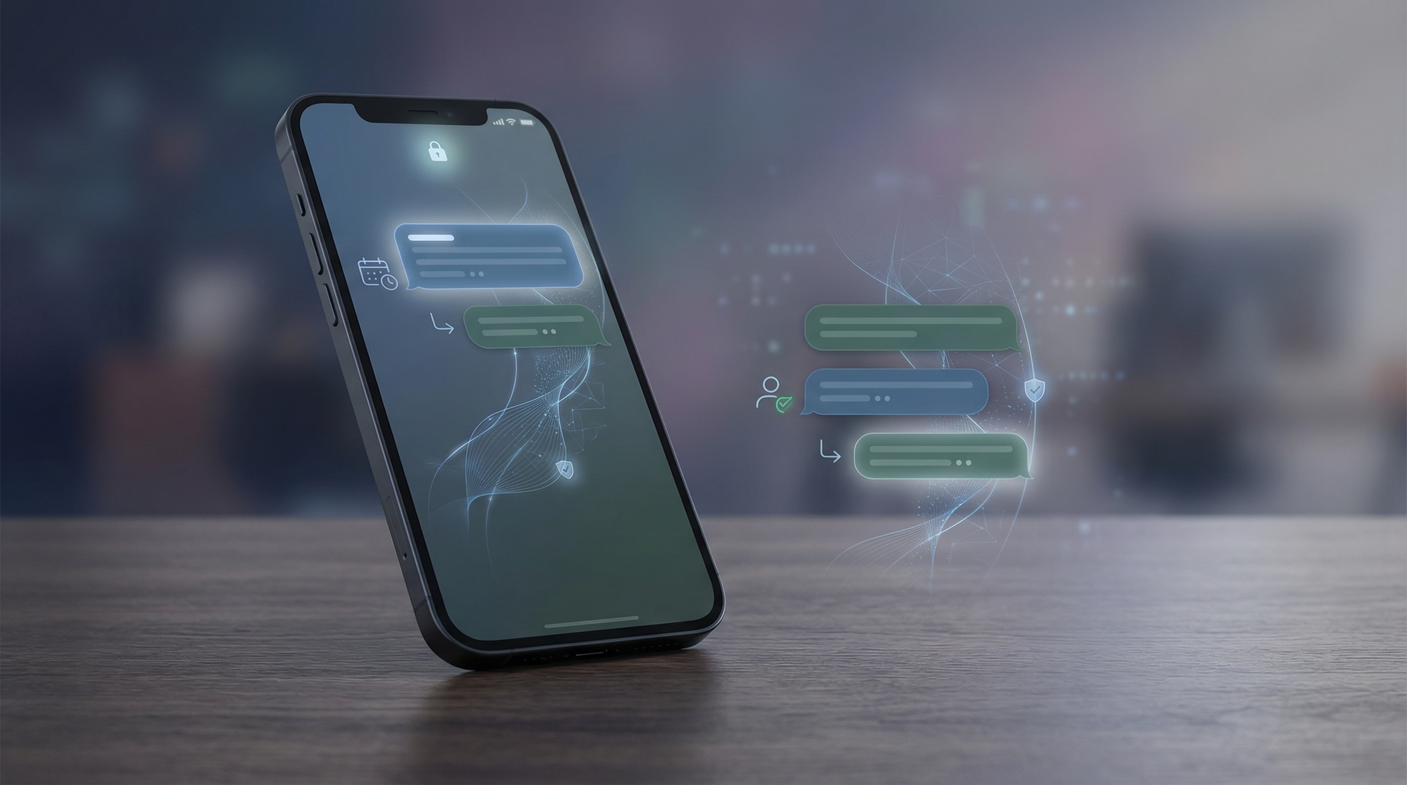 Cotes Code AI SMS and iMessage outreach automation shown on a smartphone with message workflows for follow-ups and lead activation, representing compliant customer engagement for businesses in Grand Rapids, Detroit, and Marquette.